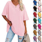 🌷2025 Limited Sale 50% Off🌷Ladies V-Neck T-Shirt🚀Buy 2 Free shipping🚀