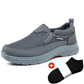 👟50% OFF NOW! ✨ Orthopedic Breathable Slip-On Sneakers for Men – Supports Pronation with Memory Foam Inserts for Comfortable All-Day Use 🏃‍♂️💨