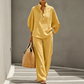 🎁2026 New Arrivals 50% OFF💥Women's Stand-Up Collar Top & Wide-Leg Pants Set