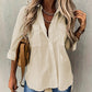 Women’s Long Sleeve Solid Color Shirt