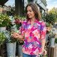 👚 50% OFF NOW! 🌸 Women's Summer Floral Top with Puff Sleeves – Lightweight & breathable – Romantic design, perfect for brunch or garden parties – easy and chic 💃