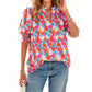👚 50% OFF NOW! 🌸 Women's Summer Floral Top with Puff Sleeves – Lightweight & breathable – Romantic design, perfect for brunch or garden parties – easy and chic 💃