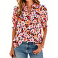👚 50% OFF NOW! 🌸 Women's Summer Floral Top with Puff Sleeves – Lightweight & breathable – Romantic design, perfect for brunch or garden parties – easy and chic 💃