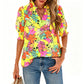 👚 50% OFF NOW! 🌸 Women's Summer Floral Top with Puff Sleeves – Lightweight & breathable – Romantic design, perfect for brunch or garden parties – easy and chic 💃