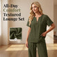 👕Spring Summer New Plus Size Women's Casual Long Sleeve Shirt & Loose Pants Set, ✨Perfect for Vacation & Daily