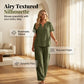 👕Spring Summer New Plus Size Women's Casual Long Sleeve Shirt & Loose Pants Set, ✨Perfect for Vacation & Daily