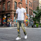 【🎉LIMITED-TIME 50% OFF+Free delivery!】 ✨Men's Classic Stretch Flare Jeans | Premium Vintage Wash Denim with Unique Patchwork Detail for Smart Casual Wear