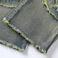 【🎉LIMITED-TIME 50% OFF+Free delivery!】 ✨Men's Classic Stretch Flare Jeans | Premium Vintage Wash Denim with Unique Patchwork Detail for Smart Casual Wear