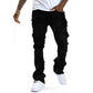 【🎉LIMITED-TIME 50% OFF+Free delivery!】 ✨Men's Classic Stretch Flare Jeans | Premium Vintage Wash Denim with Unique Patchwork Detail for Smart Casual Wear