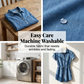 👗Women's Casual Denim Shirt Dress with Drawstring Waist