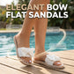 🔥While Supplies Last 50% OFF!🎉 Elegant Bow Flat Sandals